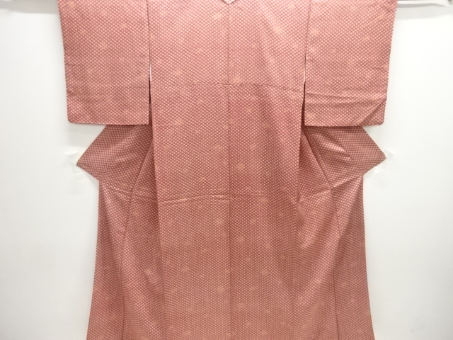 七宝模様小紋着物